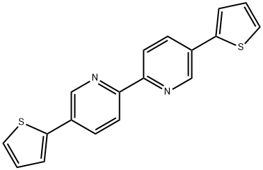 5,5'-二(噻吩-2-基)-2,2'-联吡啶 结构式