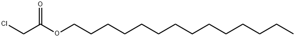 Acetic acid, 2-chloro-, tetradecyl ester 结构式