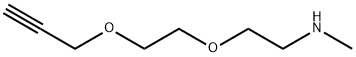 PROPARGYL-PEG2-METHYLAMINE 结构式