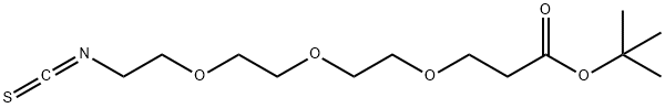 1-ISOTHIOCYANATO-PEG3-T-BUTYL ESTER 结构式