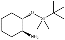 (1S,2S)-2-((叔丁基二甲基甲硅烷基)氧基)环己烷-1-胺 结构式