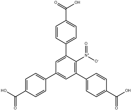 5'-(4-羧基苯基)-2'-硝基-[1,1':3',1''-三联苯]-4,4''-二羧酸 结构式