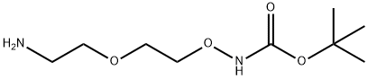 t-Boc-Aminooxy-PEG1-amine 结构式