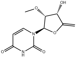 4',5'-Didehydro-5'-deoxy-2'-O-methyluridine 结构式