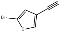 2-溴-4-乙炔基噻吩 结构式