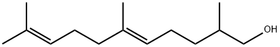 5,9-Undecadien-1-ol, 2,6,10-trimethyl-, (5E)- 结构式