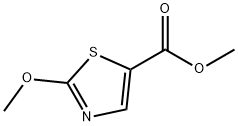 5-Thiazolecarboxylic acid, 2-methoxy-, methyl ester 结构式