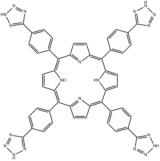 5,10,15,20-四烷基[4-（2H-四唑-5-基）苯基]-21H，23H卟吩 结构式