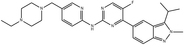 化合物 ECIRUCICLIB 结构式