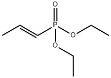 Phosphonic acid, P-(1E)-1-propen-1-yl-, diethyl ester 结构式