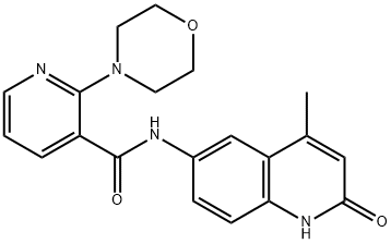 化合物 BROMODOMAIN INHIBITOR-10 结构式