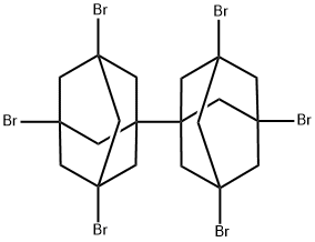1,1'-Bitricyclo[3.3.1.13,7]deca ne, 3,3',5,5',7,7'-hexabromo- 结构式