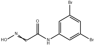 3,5-dibromoisonitrosoacetanilide 结构式