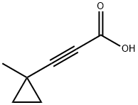 3-(1-甲基环丙基)丙炔酸 结构式