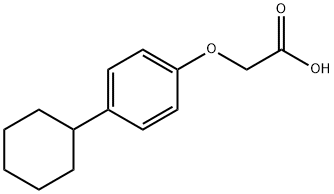 2-(4-环己基苯氧基)乙酸 结构式