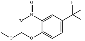 Benzene, 1-(methoxymethoxy)-2-nitro-4-(trifluoromethyl)- 结构式