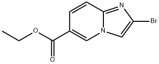 2-溴咪唑并[1,2-A]吡啶-6-甲酸乙酯 结构式