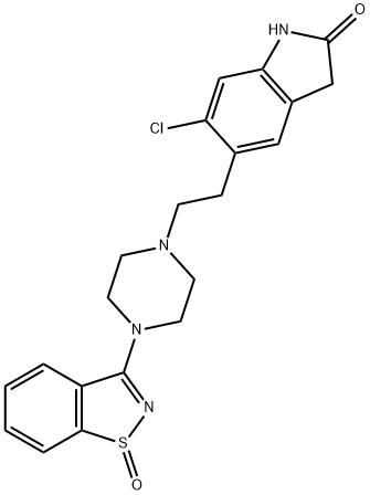 Ziprasidone Sulfoxide 结构式