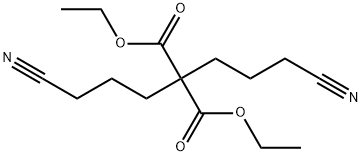 propanedioicacid,2,2-bis(3-cyanopropyl)-1,3-diethylestee 结构式