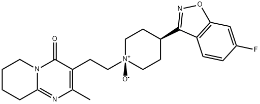 顺式-利培酮N-氧化物 结构式