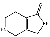2,3,4,5,6,7-六氢-1H-吡咯并[3,4-C]吡啶-1-酮 结构式