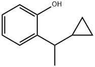 2-(1-CYCLOPROPYLETHYL)PHENOL 结构式