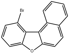 11-bromo-benzo [b] naphtho [1,2-d] furan 结构式