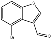4-溴苯并噻吩-3-碳醛 结构式