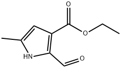 2-甲酰基-5-甲基-1H-吡咯-3-羧酸乙酯 结构式