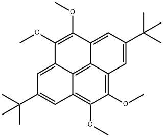Pyrene, 2,7-bis(1,1-dimethylethyl)-4,5,9,10-tetramethoxy- 结构式