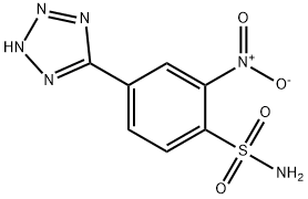 2-nitro-4-(1H-1,2,3,4-tetrazol-5-yl)benzene-1-sulfonamide 结构式