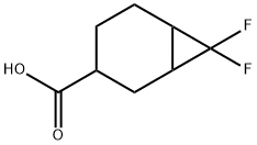 7,7-difluorobicyclo[4.1.0]heptane-3-carboxylic acid 结构式