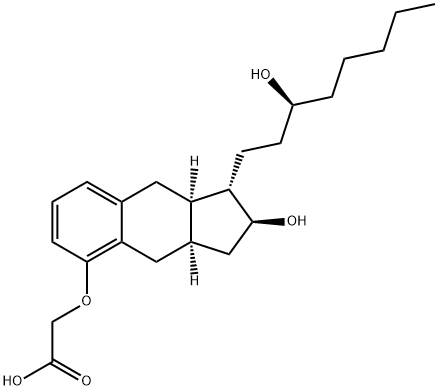 Acetic acid, 2-[[(1S,2S,3aR,9aR)-2,3,3a,4,9,9a-hexahydro-2-hydroxy-1-[(3S)-3-hydroxyoctyl]-1H-benz[f]inden-5-yl]oxy]-