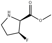 D-Proline, 3-fluoro-, methyl ester, (3S)- 结构式