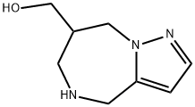 (5,6,7,8-Tetrahydro-4H-Pyrazolo[1,5-A][1,4]Diazepin-7-Yl)Methanol(WX141705) 结构式