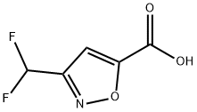 3-(二氟甲基)异噻唑-5-羧酸 结构式