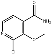 4-PYRIDINECARBOXAMIDE, 2-CHLORO-3-METHOXY- 结构式