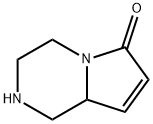 2,3,4,8A-四氢-1H-吡咯并[1,2-A]吡嗪-6-酮 结构式