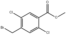 Methyl 4-(bromomethyl)-2,5-dichlorobenzoate 结构式