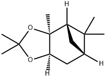 4,6-Methano-1,3-benzodioxole, hexahydro-2,2,3a,5,5-pentamethyl-, (3aS,4S,6S,7aR)- 结构式