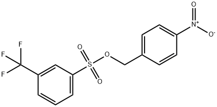3-(三氟甲基)-(4-硝基苯基)甲酯苯磺酸) 结构式