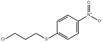 1-[(3-氯丙基)硫烷基]-4-硝基苯 结构式