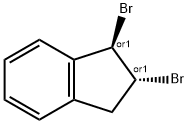 1H-Indene, 1,2-dibromo-2,3-dihydro-, (1R,2R)-rel- 结构式