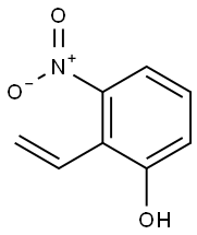 Phenol, 2-ethenyl-3-nitro- 结构式