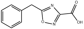 5-苄基-1,2,4-噁二唑-3-羧酸 结构式