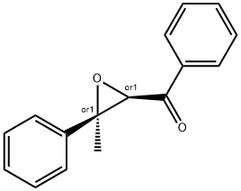 rel-Phenyl(3α*-phenyl-3-methyloxirane-2α*-yl) ketone 结构式