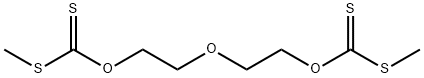 S,S'-dimethyl O,O'-2,2'-oxybis(ethane-2,1-diyl) dicarbonodithioate 结构式