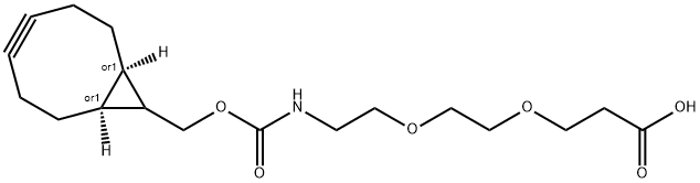 endo-BCN-PEG2-acid 结构式