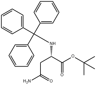 H-Asn(Trt)-OtBu 结构式