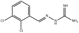 (E)-3-[(2,3-二氯苯基)亚甲基]氨基胍 结构式